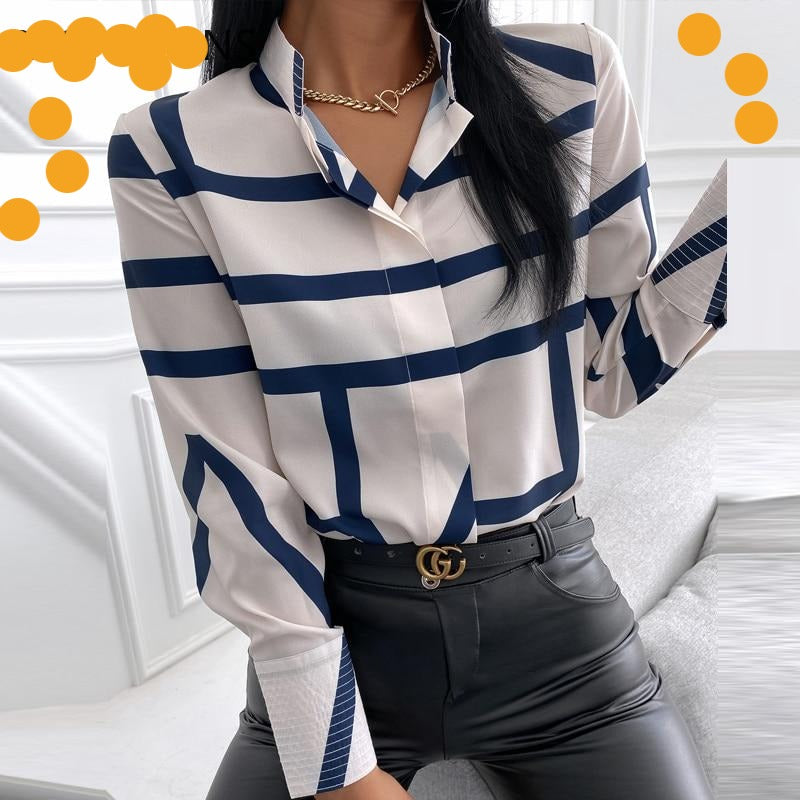 Long Sleeve Casual Blouse