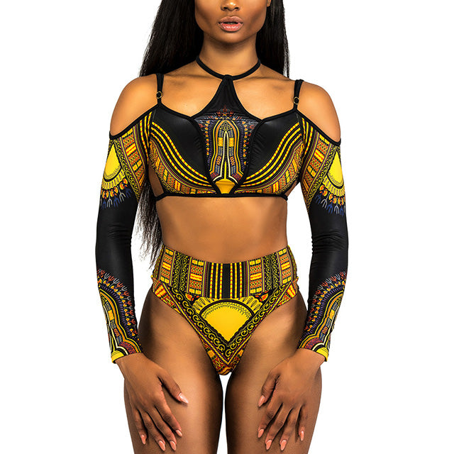 Ethnic print Swimsuit