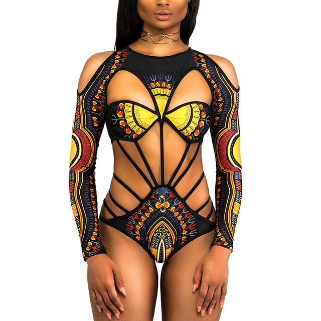 Ethnic print Swimsuit