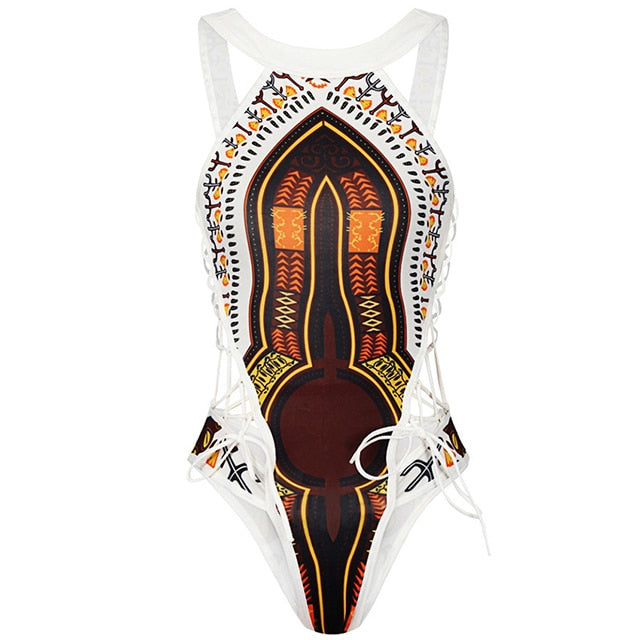 Ethnic print Swimsuit