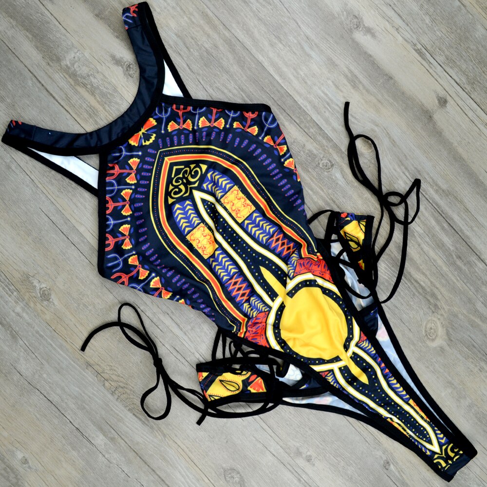 Ethnic print Swimsuit