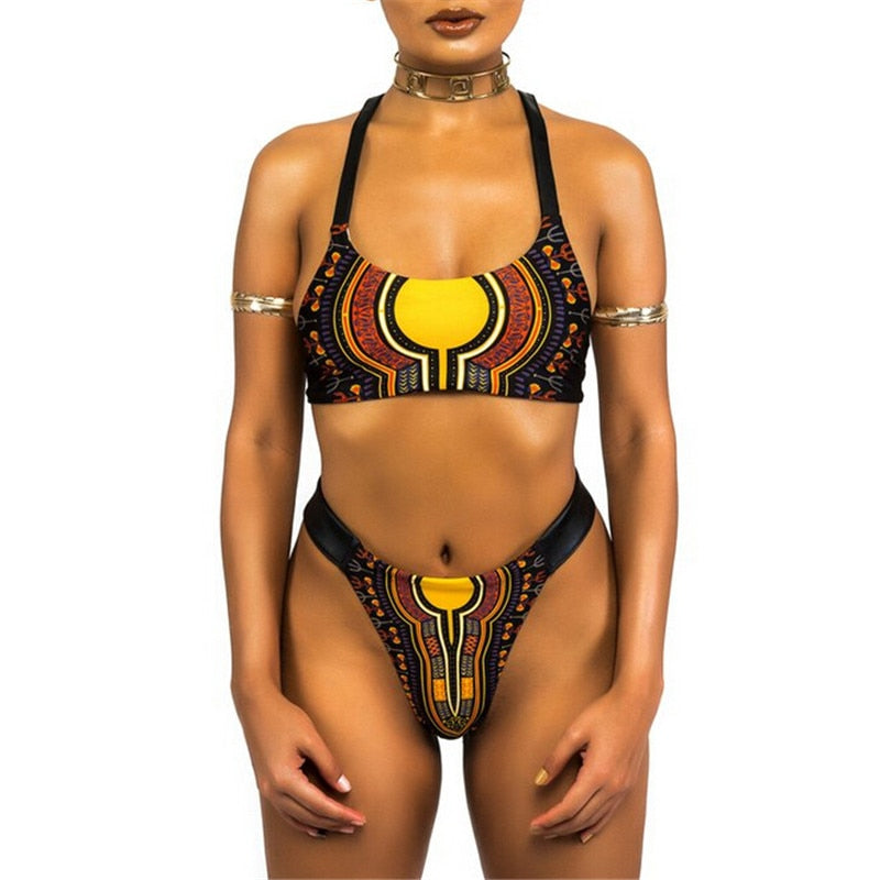 Ethnic print Swimsuit