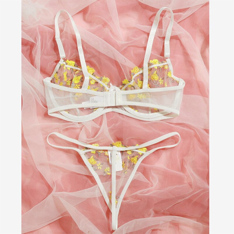 2-Piece Floral Bra Set