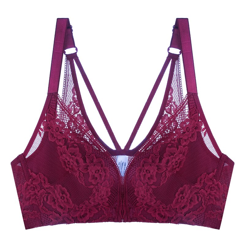 Front closure lace bras