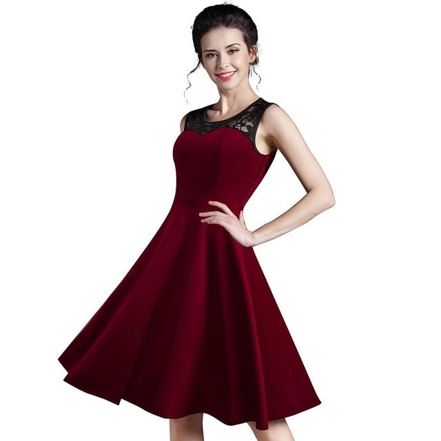 Stylish Women O Neck Dress