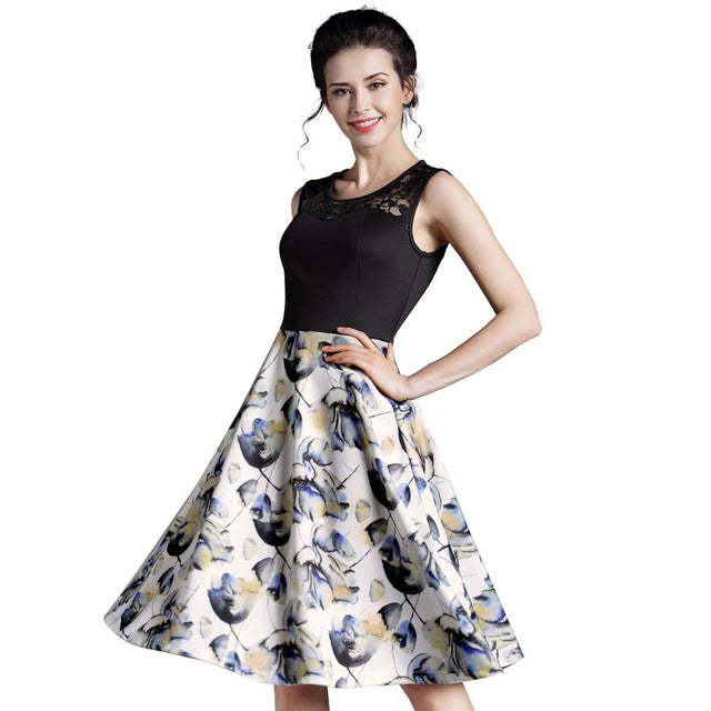 Stylish Women O Neck Dress