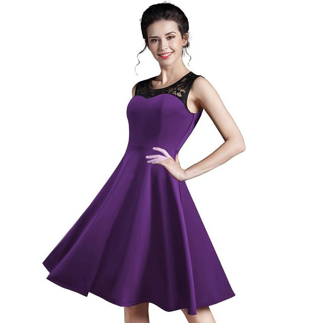 Stylish Women O Neck Dress