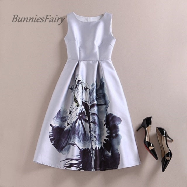 Modern Print Dress