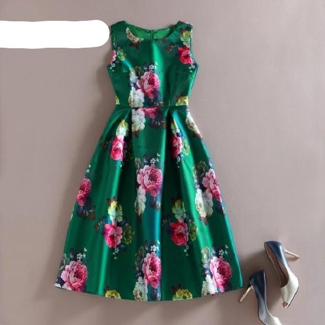 Modern Print Dress