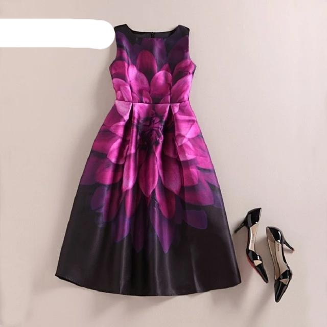 Modern Print Dress